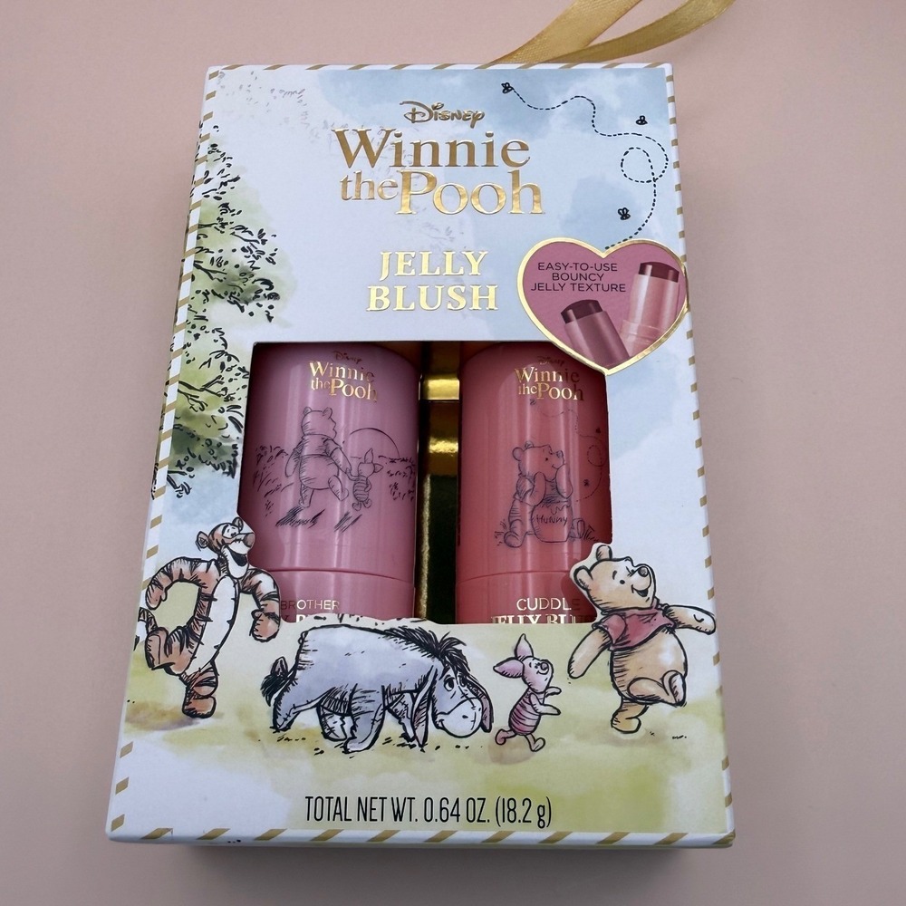 Disney Winnie The Pooh Jelly Blush Dewy Cheeks Complexion Face Makeup NIB